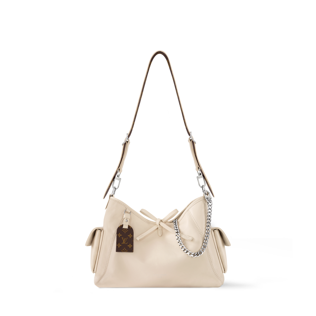 LOUIS VUITTON(ルイヴィトン) ショルダーバッグ コレクションライン ノエPM M20740 ホワイト カーフレザー（皮革の種類：牛革） コメ兵｜ルイヴィトン LVブロデリー アングレーズ ノエ PM M20740